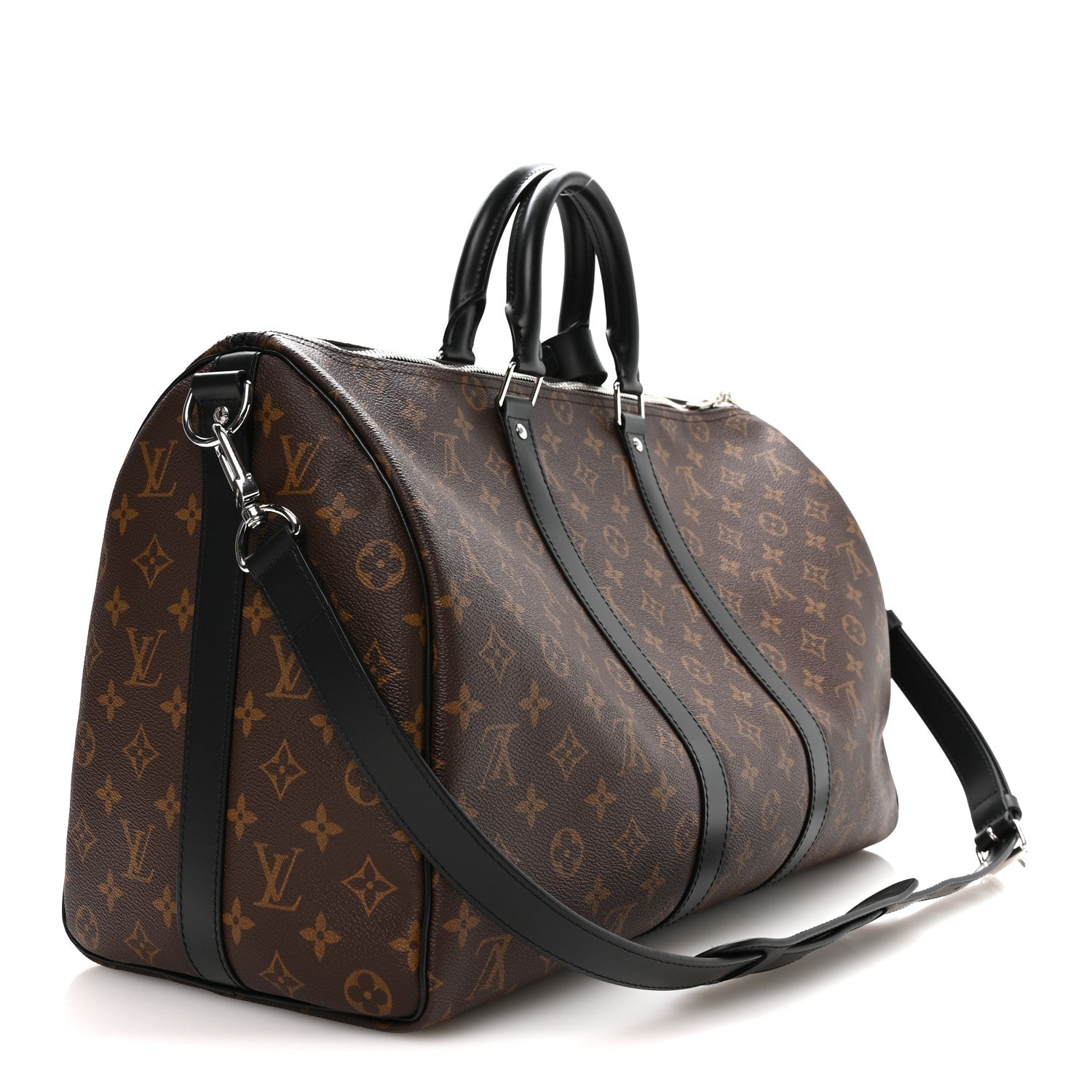 Louis Vuitton Monogram Macassar Keepall Bandouliere 45 2 of 8