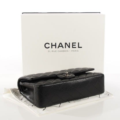 Chanel Caviar Quilted Medium Double Flap Black 4 of 8