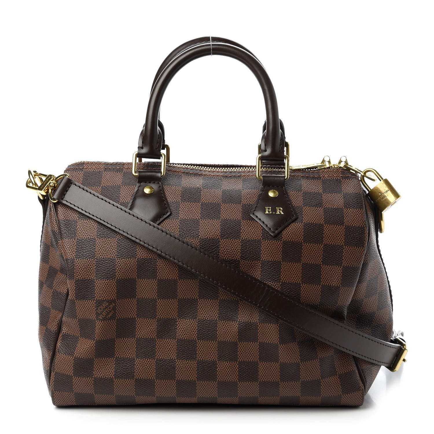 Louis Vuitton Damier Ebene Speedy Bandouliere 25 1 of 10