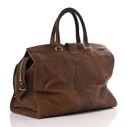 Saint Laurent Sheepskin Large Cabas ChYc Biscuit 3 of 27