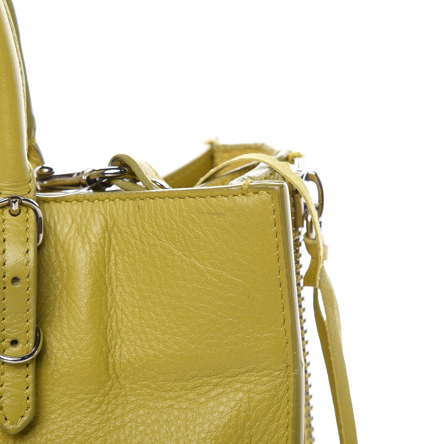 Balenciaga Calfskin Papier Mini A4 Jaune Citronnade 15 of 17