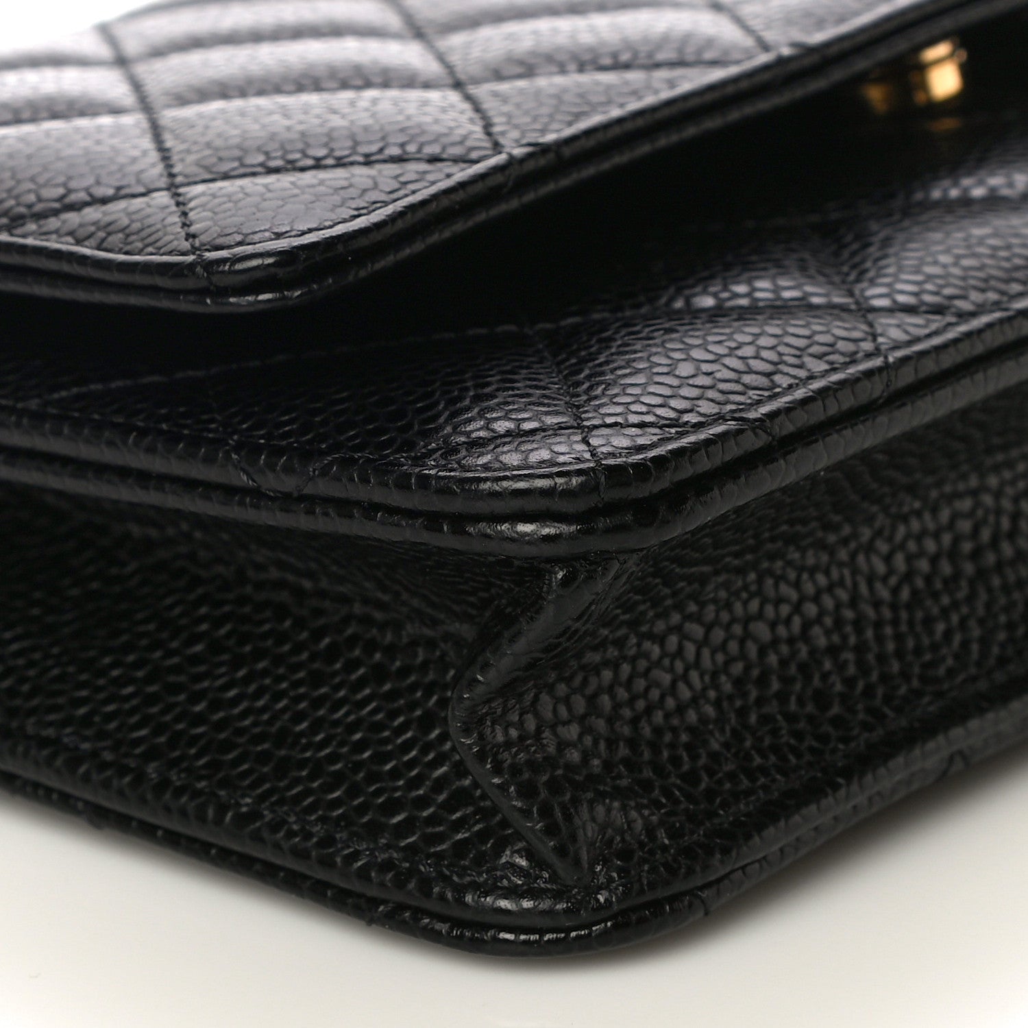Chanel Caviar Quilted Wallet On Chain WOC Black 10 of 12