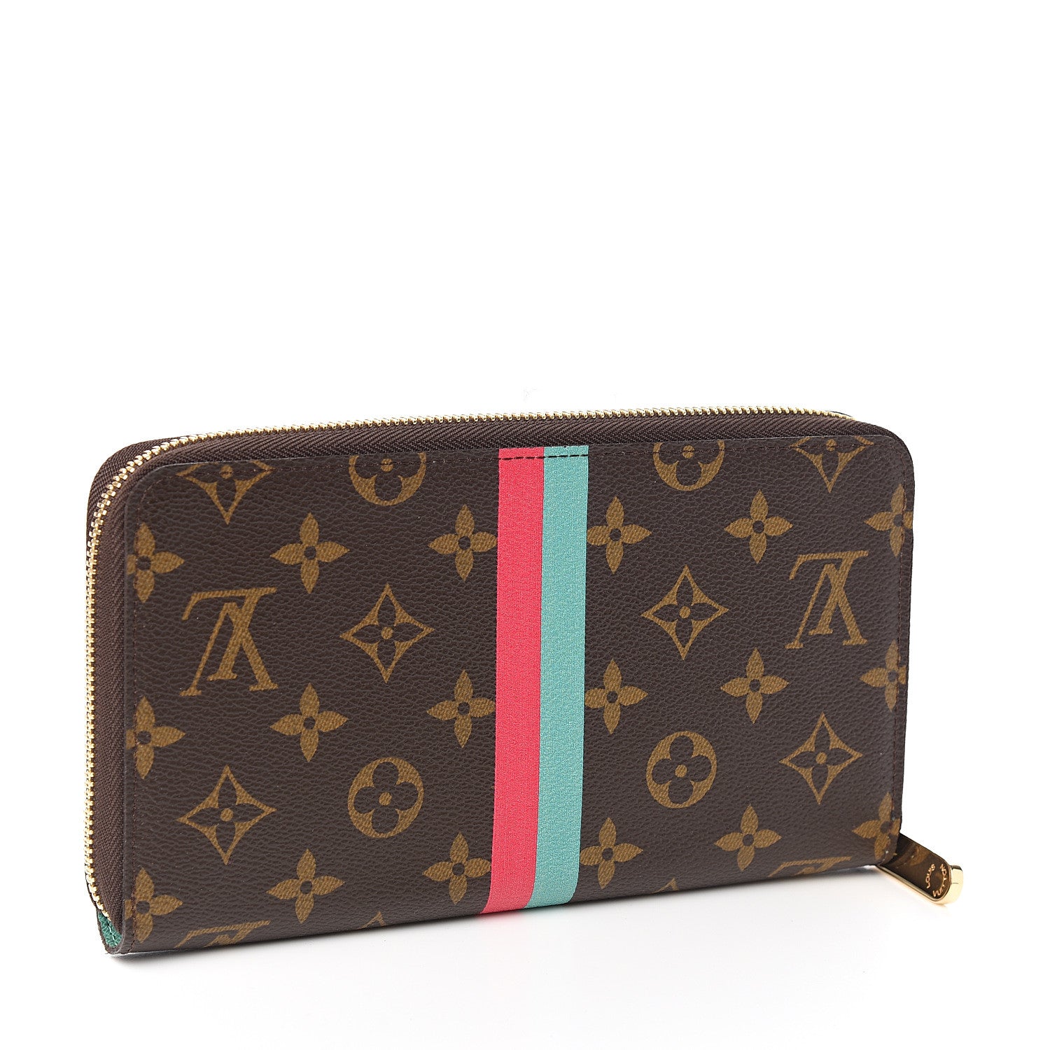 Louis Vuitton Monogram My LV Heritage Zippy Organizer Wallet Vert Clair Fuchsia 2 of 6