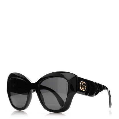 Gucci Acetate GG Butterfly Sunglasses GG0808S Black 1 of 8