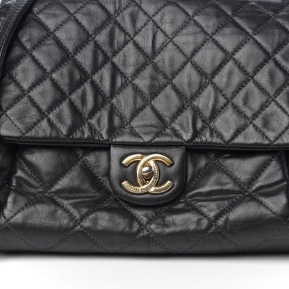 Chanel Aged Calfskin Large Chic Quilt Flap Black 9 of 9