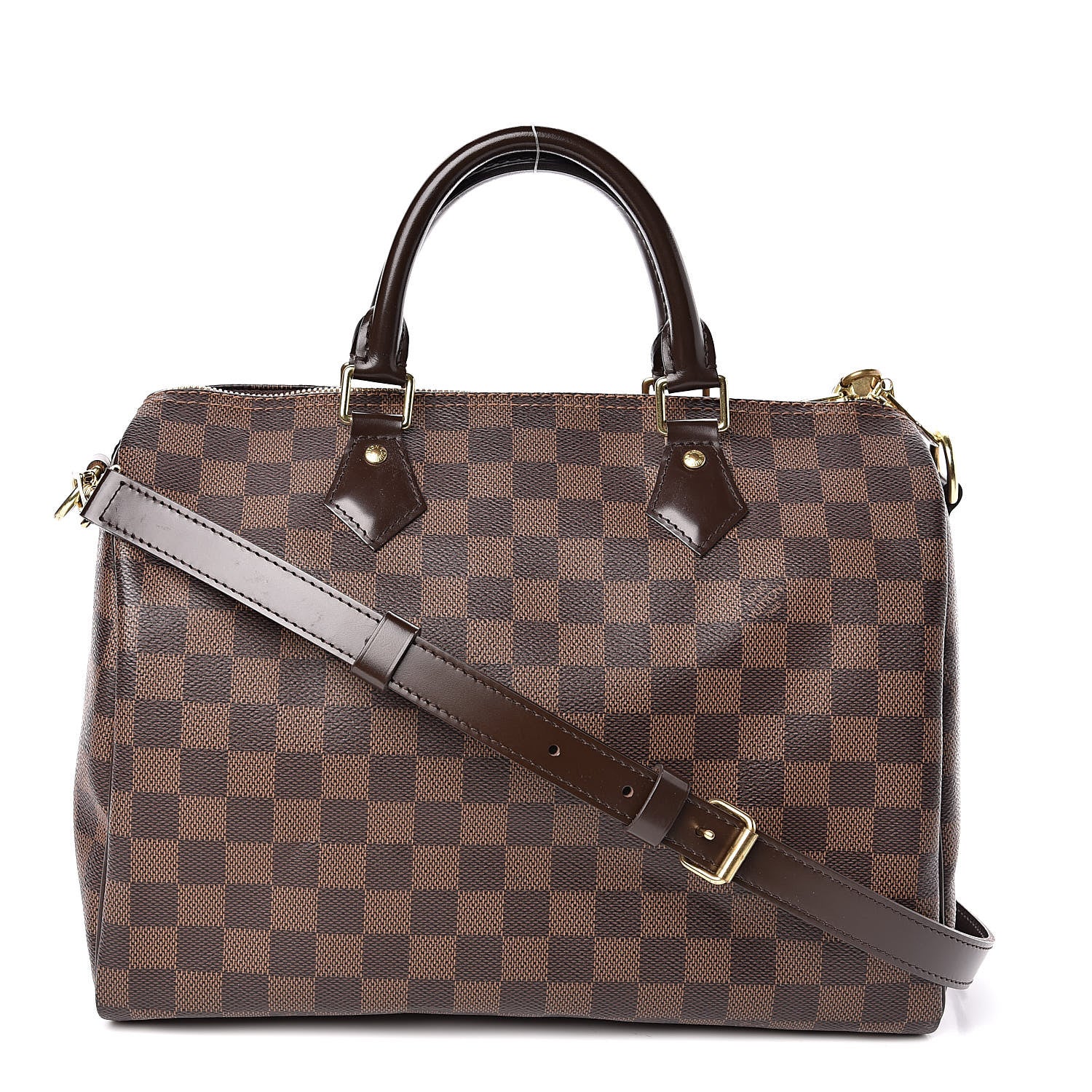 Louis Vuitton Damier Ebene Speedy Bandouliere 30 1 of 12