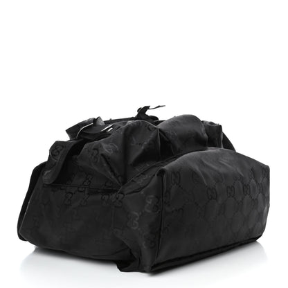 Gucci Econyl Nylon Monogram Off The Grid Utility Pocket Backpack Black 3 of 4