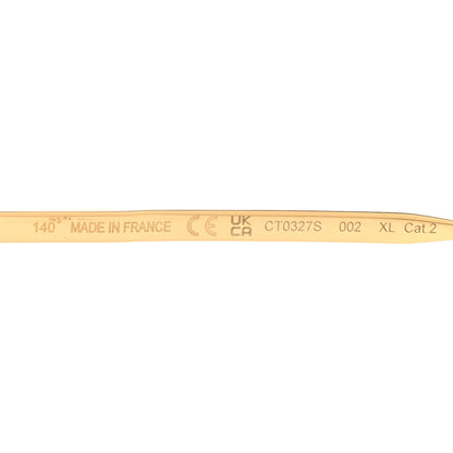 Cartier Santos Sunglasses CT0327S Gold 6 of 7