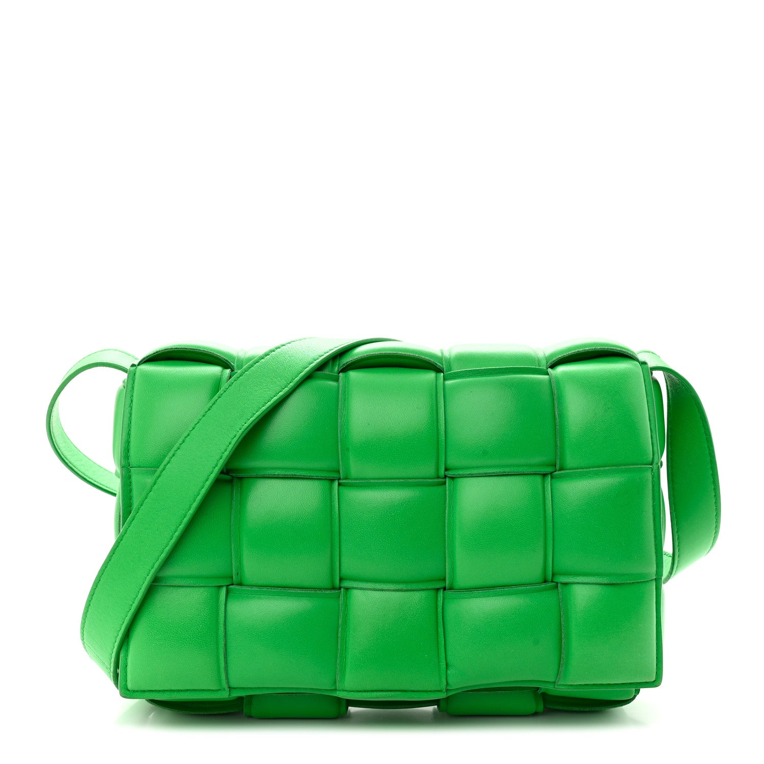 Bottega Veneta Nappa Maxi Intreccio Padded Cassette Crossbody Bag Parakeet 1 of 15