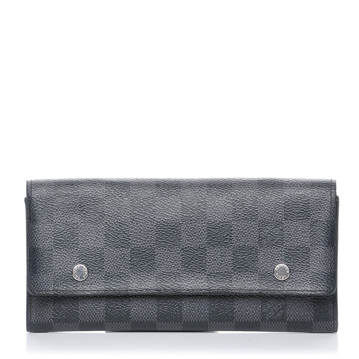 Louis Vuitton Damier Graphite Portefeuille Long Modulable Wallet 1 of 9