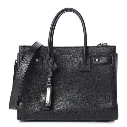 Saint Laurent Grained Calfskin Baby Sac De Jour Souple Black 1 of 18