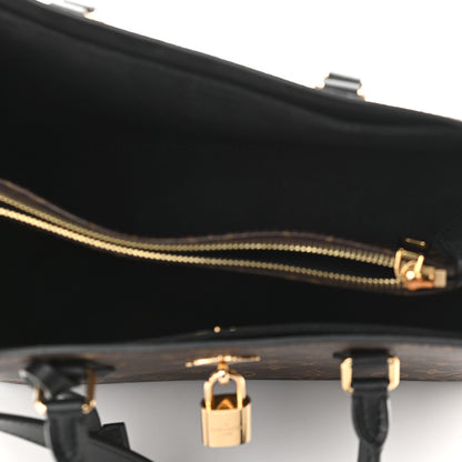 Louis Vuitton Monogram Flower Tote Black 5 of 8