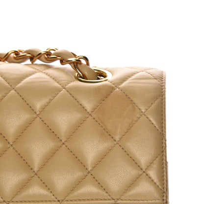 Chanel Lambskin Quilted Medium Single Flap Beige 8 of 13