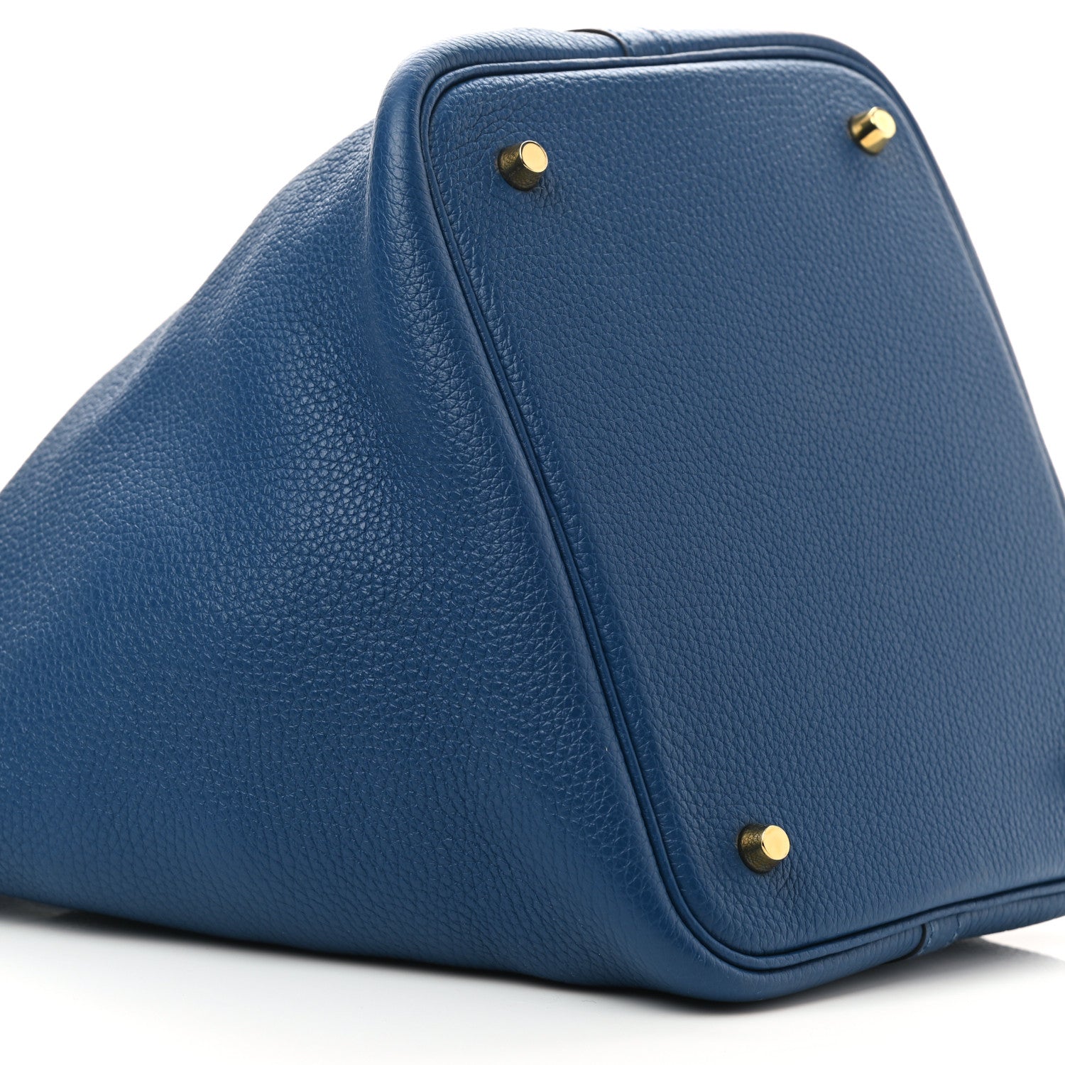 Hermes Taurillon Clemence Picotin Lock 22 MM Bleu Agate 9 of 11