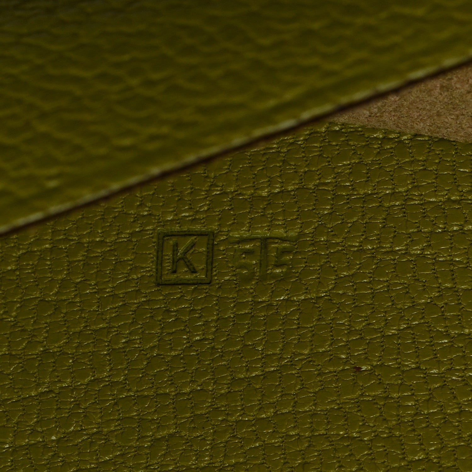 Hermes Chevre Mysore Verso Vision II Agenda Cover Ebene Vert Anis 7 of 8