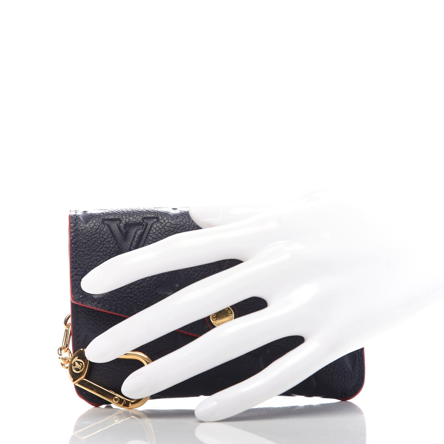 Empreinte Key Pouch Marine Rouge
