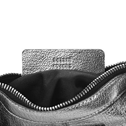 Alexander McQueen Metallic Lambskin De Manta Clutch Silver 7 of 10