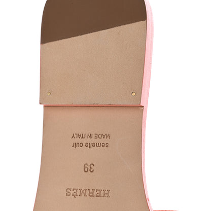 Hermes Epsom Oran Sandals 39 Orange Joey 11 of 19