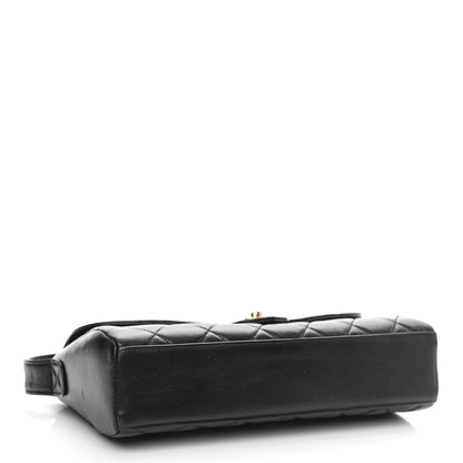 Chanel Lambskin Quilted CC Flap Shoulder Bag Black 3 of 12