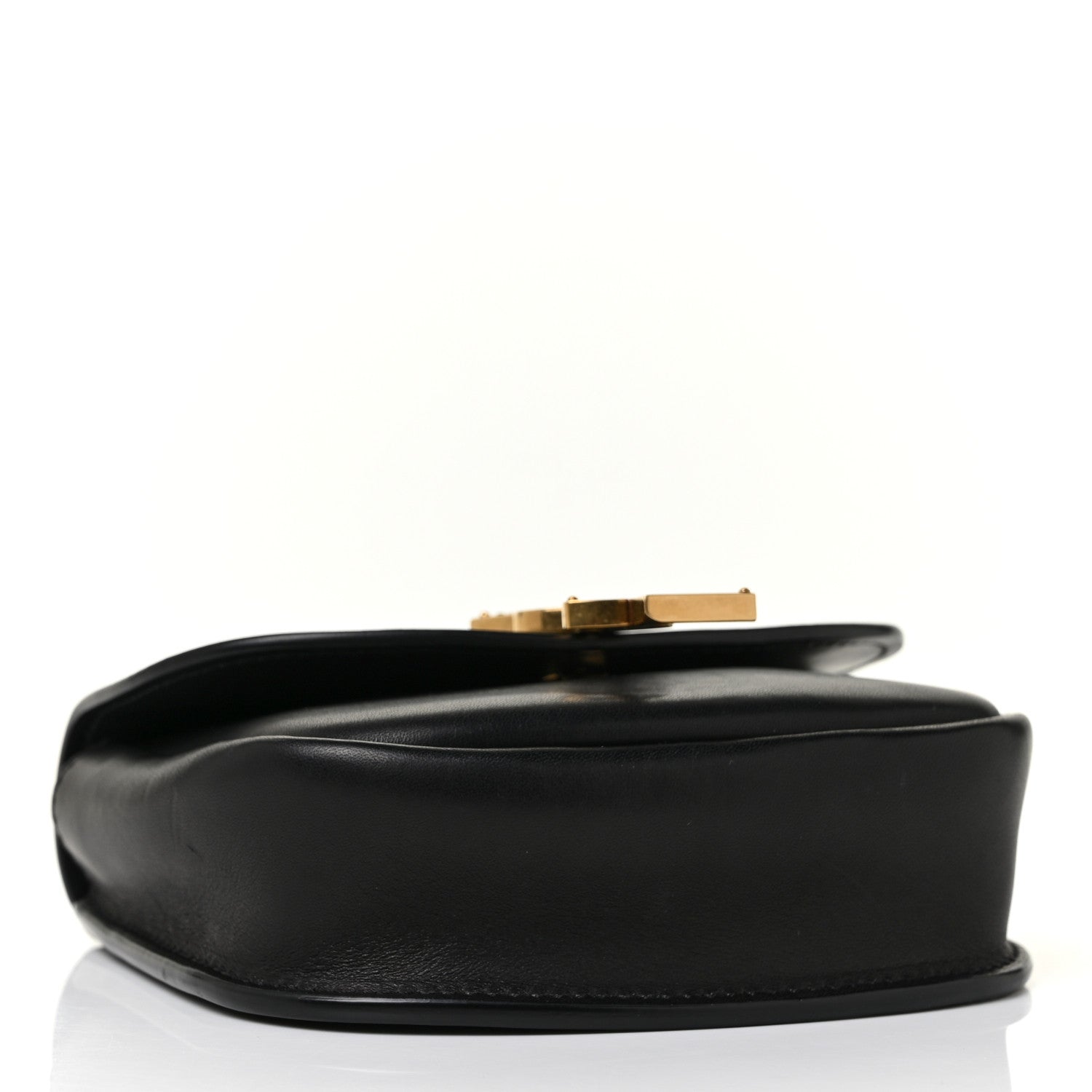 Saint Laurent Smooth Calfskin Mini Classic Monogram Kaia Satchel Black 4 of 9
