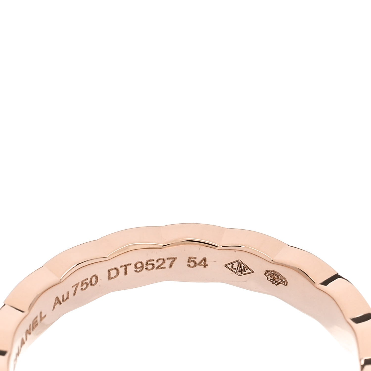 Chanel 18K Beige Gold Mini Coco Crush Ring 54 6.75 5 of 6