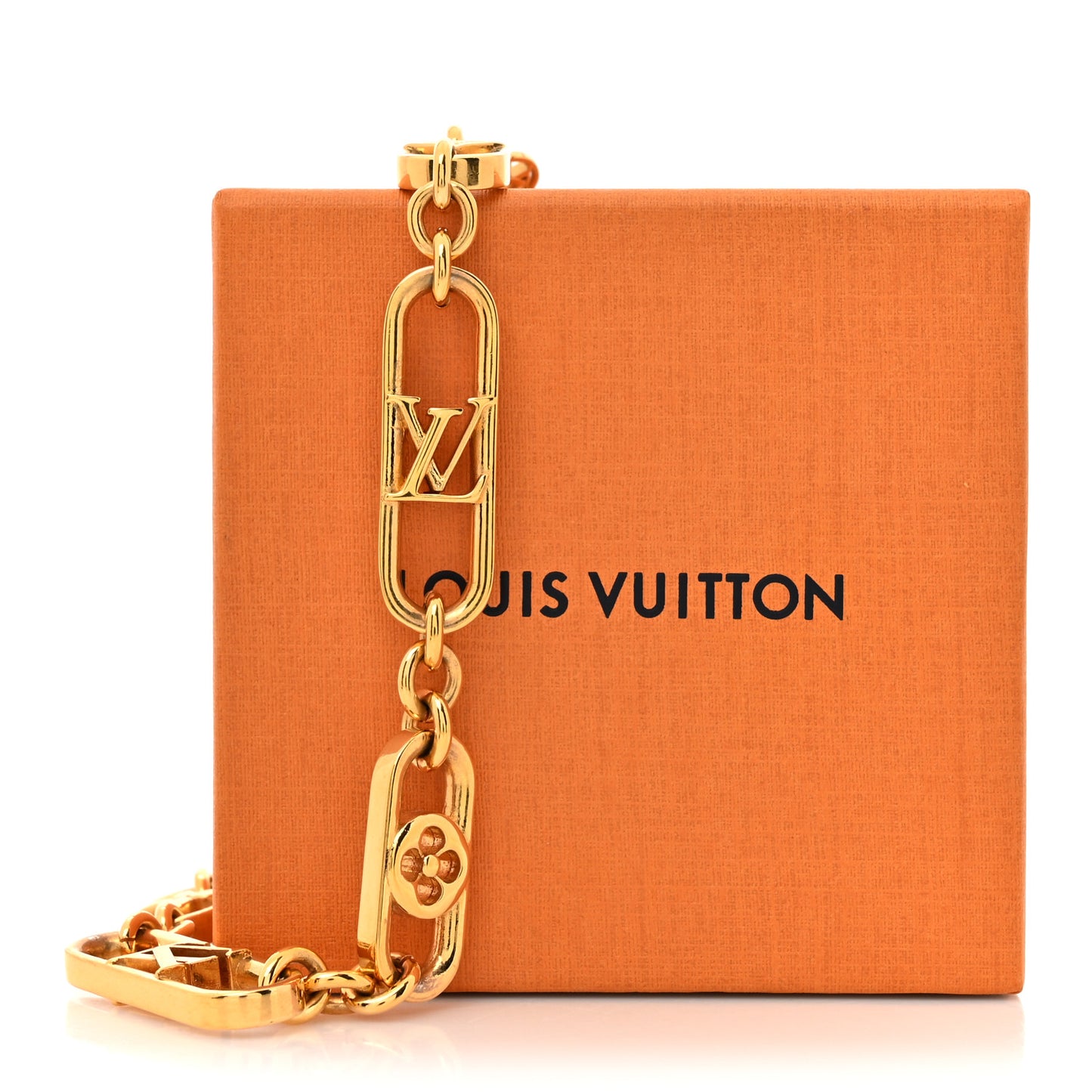 Metal My LV Chain Necklace Gold