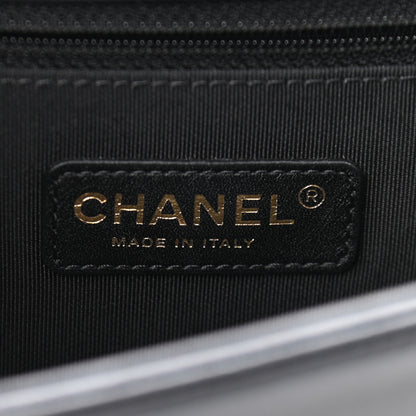 Chanel Lambskin Quilted New Medium Boy Flap Black 6 of 12