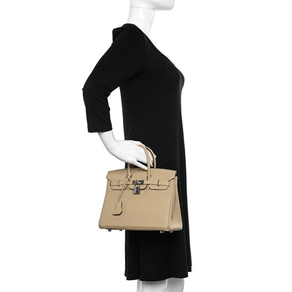 Hermes Togo Birkin 25 Trench 2 of 11