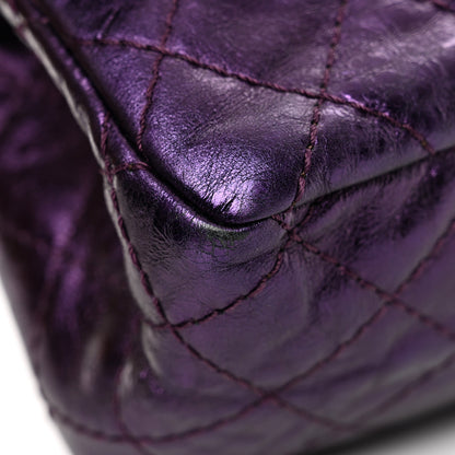 Chanel Metallic Calfskin 2.55 Reissue 225 Flap Violet 11 of 11