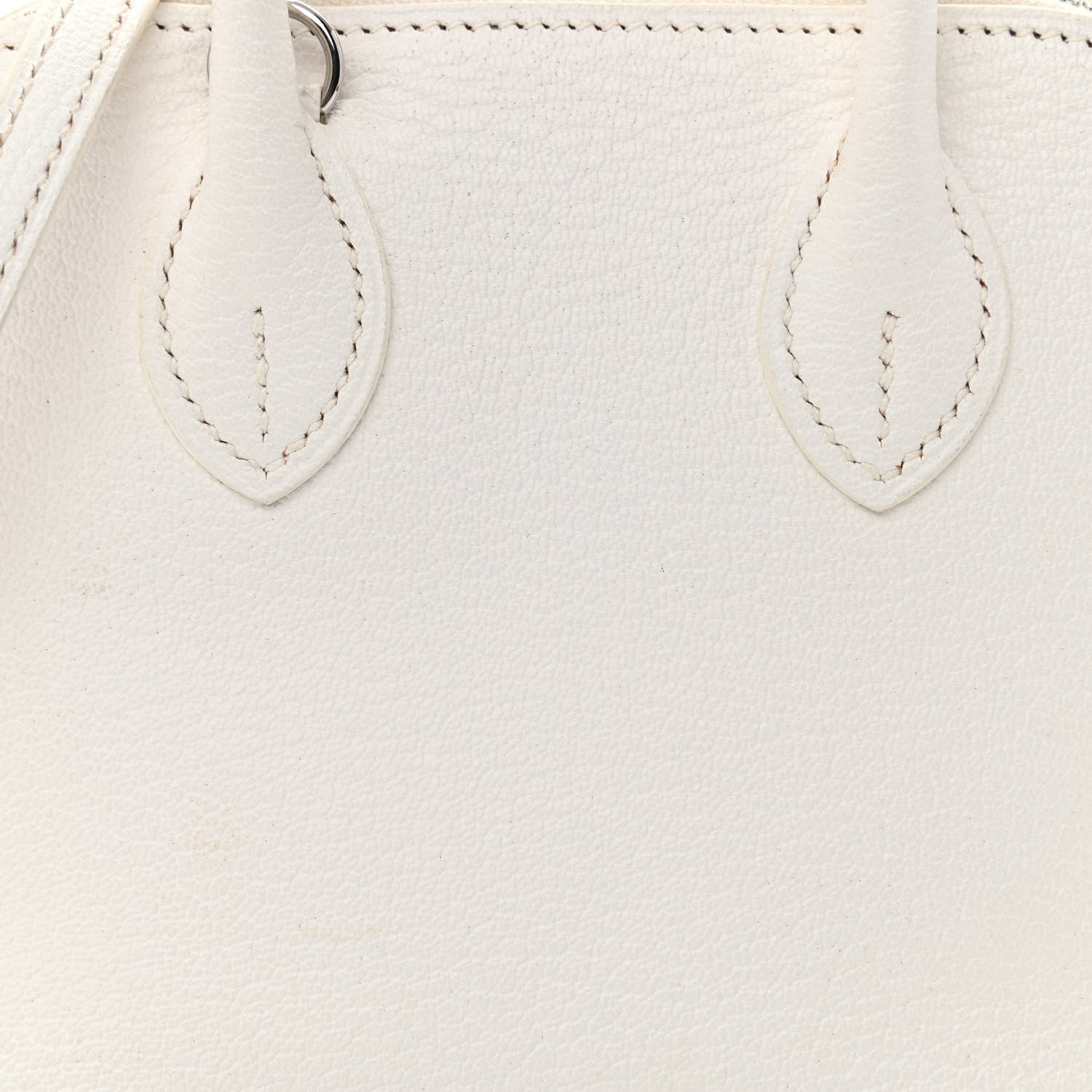 Hermes Chevre Mysore Mini 1923 Bolide White 8 of 14