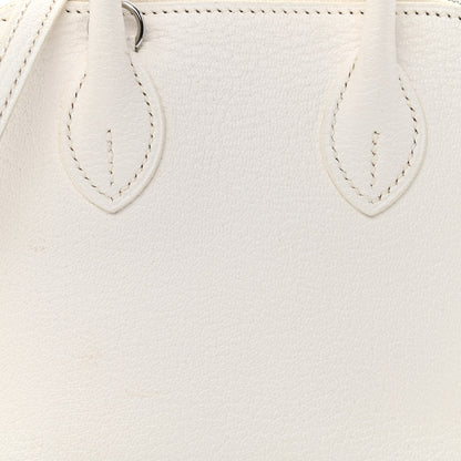 Hermes Chevre Mysore Mini 1923 Bolide White 8 of 14