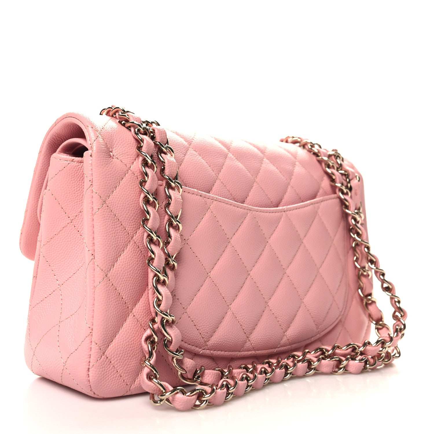 Chanel Caviar Quilted Small Double Flap Pink 3 of 10