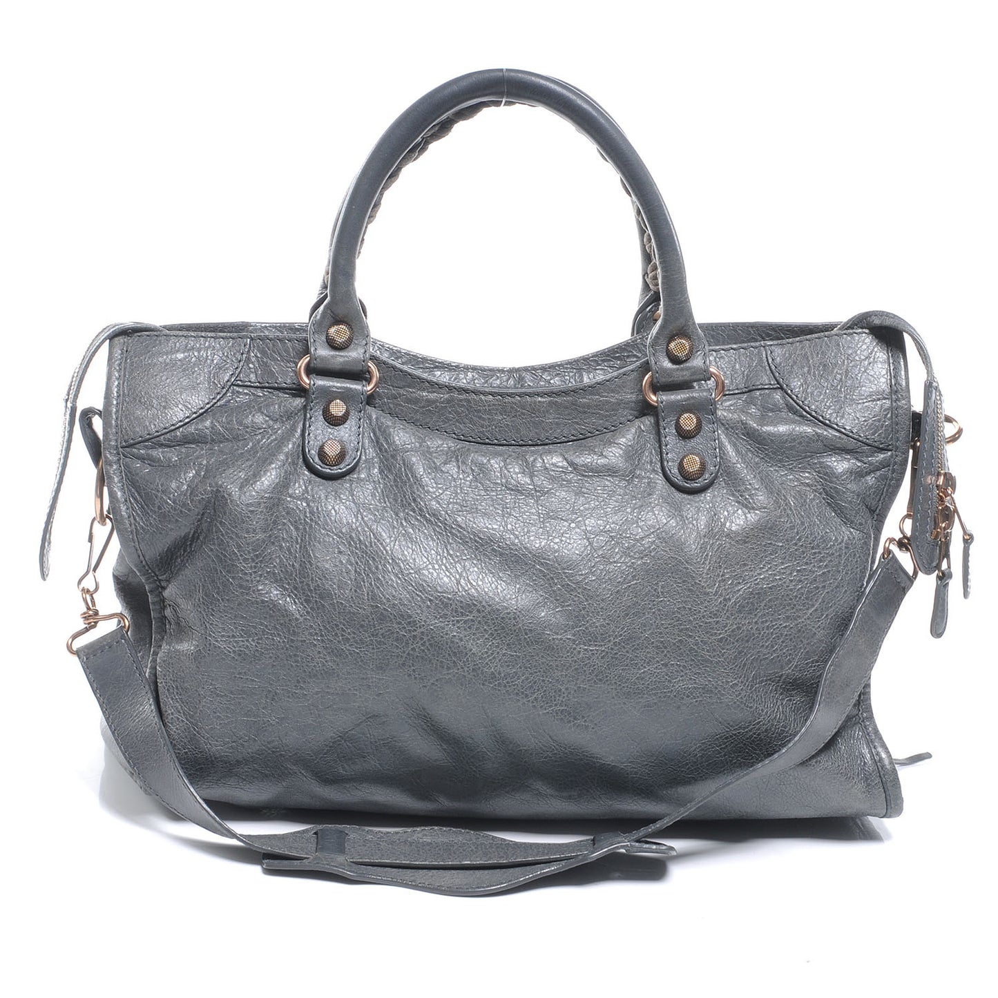 Agneau Giant 12 Rose Gold Hardware City Gris Tarmac