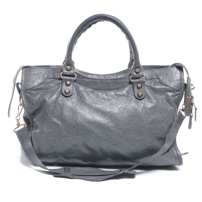 Balenciaga Agneau Giant 12 Rose Gold Hardware City Gris Tarmac 3 of 7