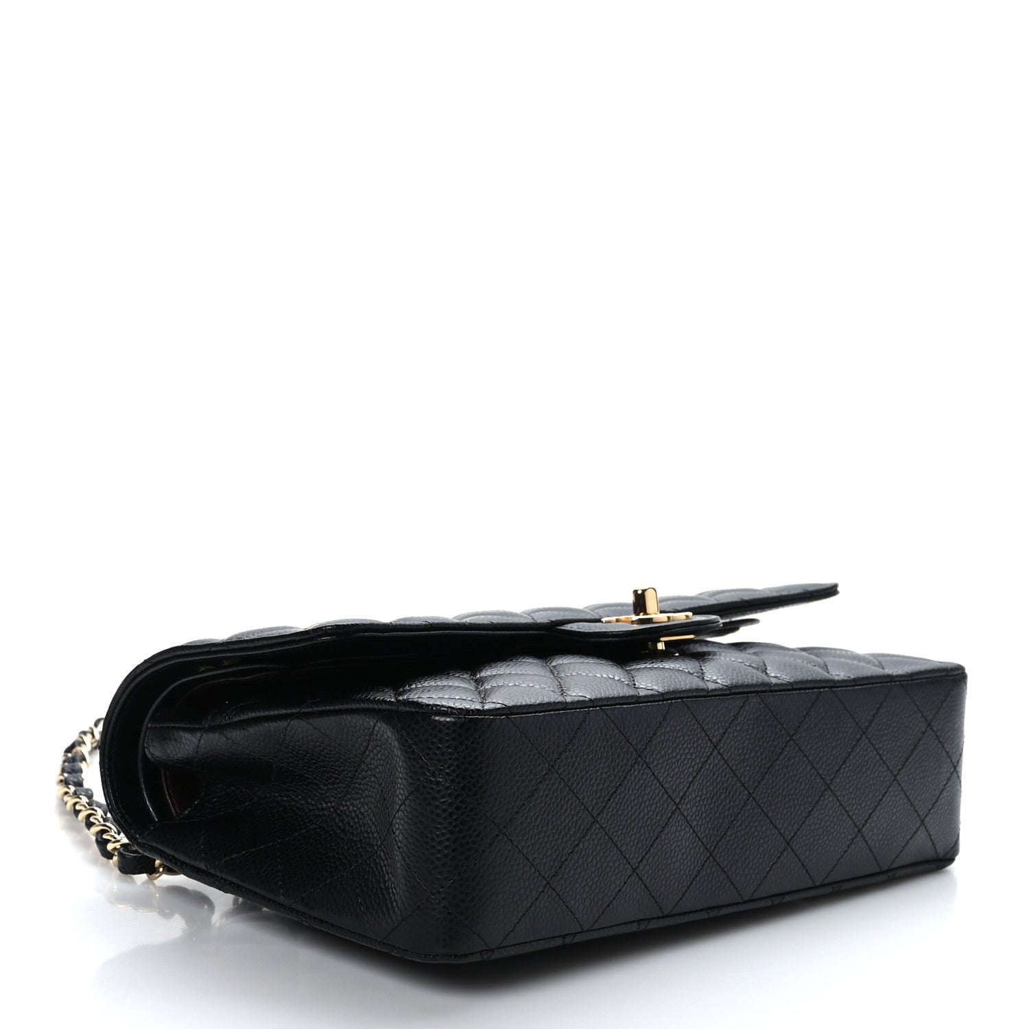 Chanel Caviar Quilted Medium Double Flap Black 4 of 9