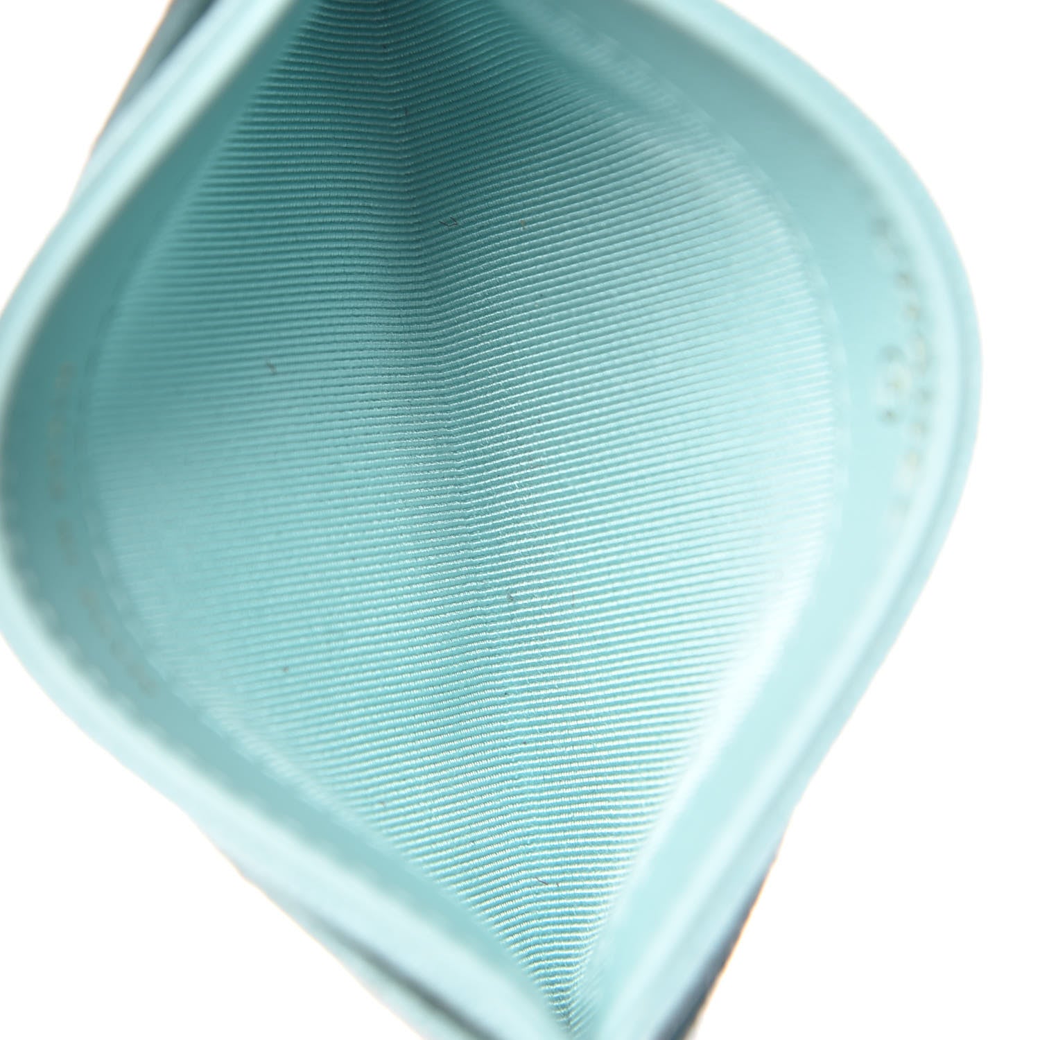 Chanel Caviar Quilted Card Holder Light Blue 5 of 11