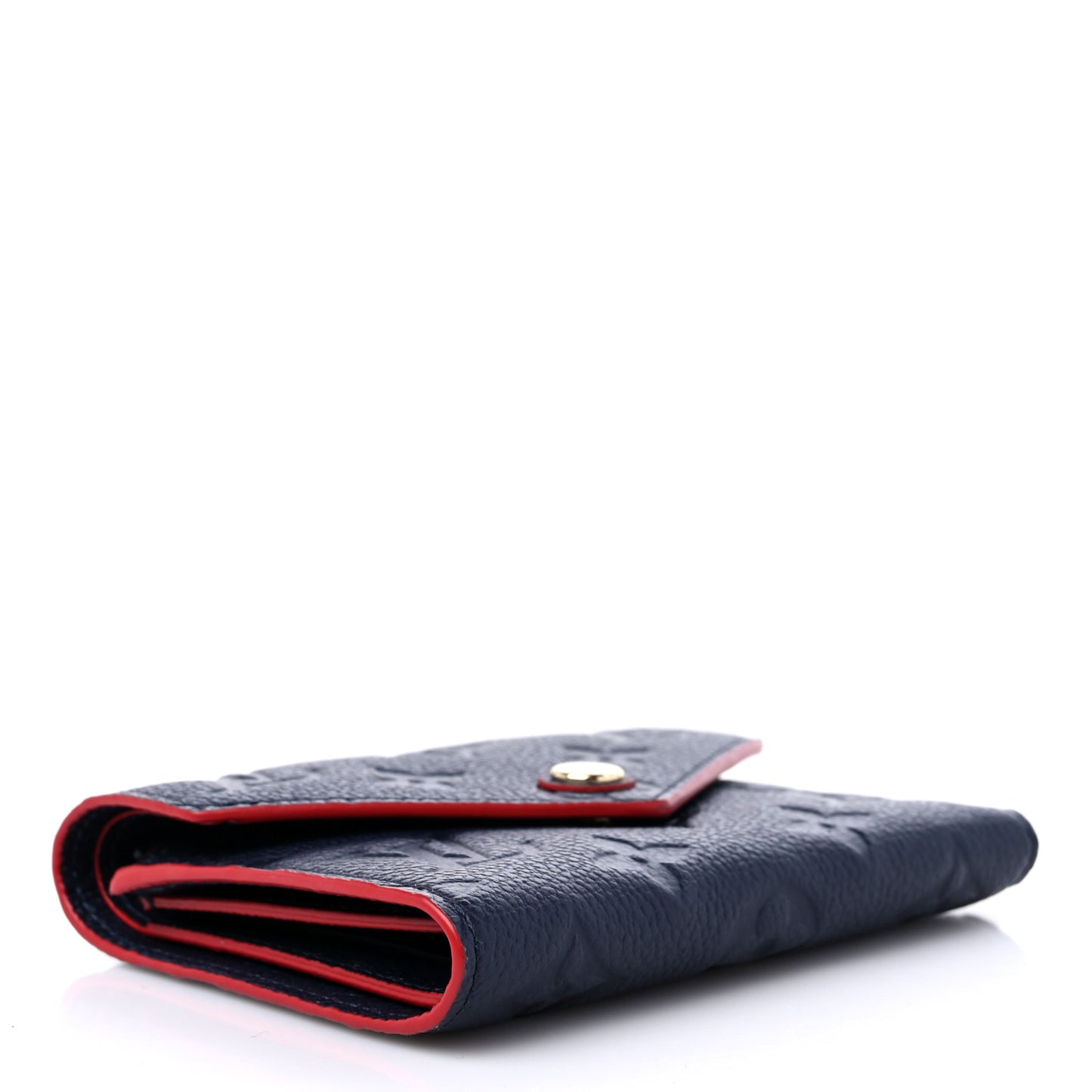 Empreinte Zoe Wallet Marine Rouge