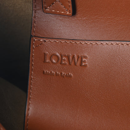 Loewe Canvas Denim Calfskin Striped Tote Multicolor 5 of 7