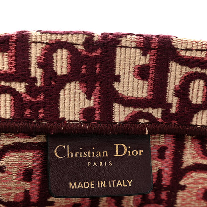 Christian Dior Oblique Large Book Tote Burgundy Multicolor 6 of 12