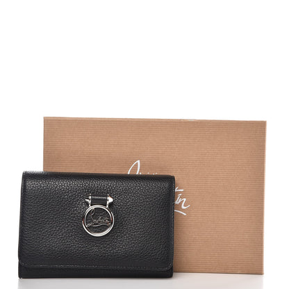 Christian Louboutin Calfskin Rubylou Trifold Wallet Black 8 of 8