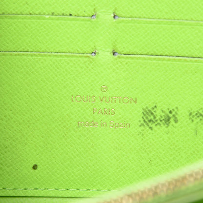 Louis Vuitton Monogram Graffiti Zippy Wallet Green 6 of 15
