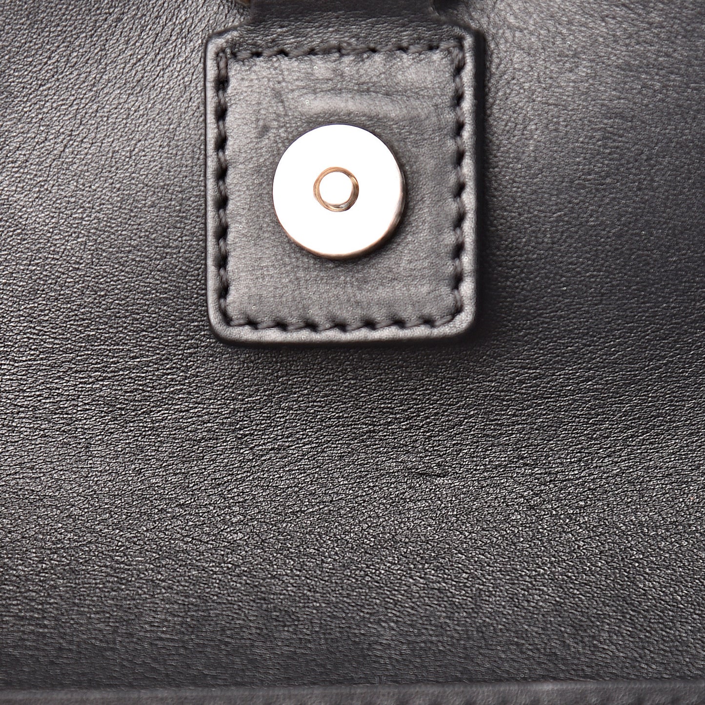 Suede Calfskin Mini Faye Shoulder Bag Black