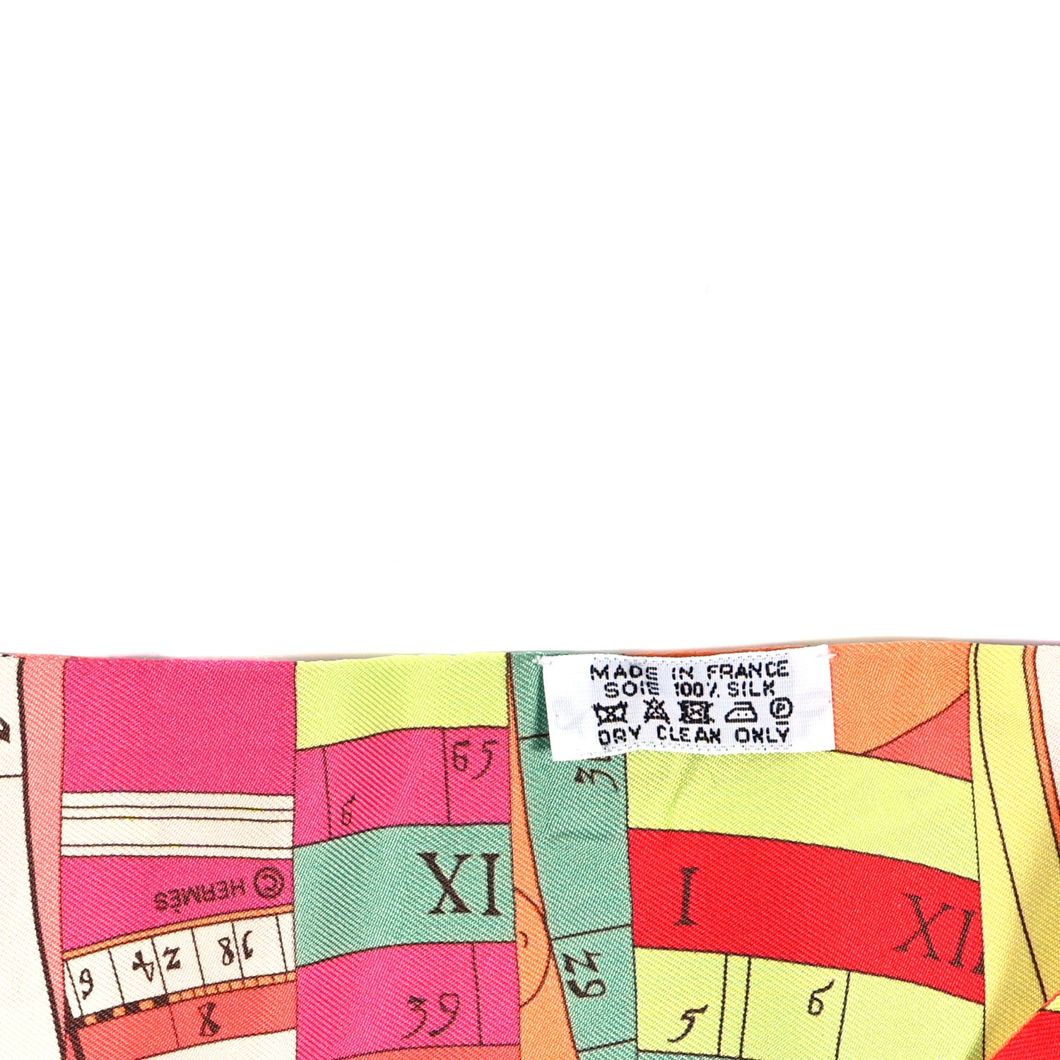Hermes Silk Astrologie Nouvelle Twilly Rose Corail Vert Fluo 3 of 3