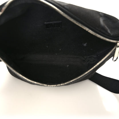 Gucci Monogram Jumbo GG Textured Dollar Calfskin Web Belt Bag Black 5 of 10