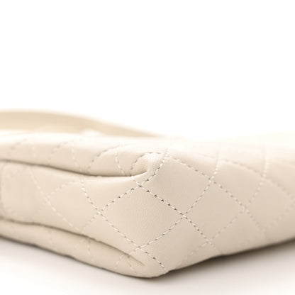 Saint Laurent Lambskin Quilted Gaby Zipped Pouch Crema Soft 9 of 10