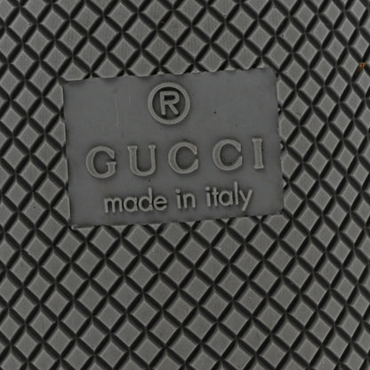 Gucci Calfskin Nylon GG Monogram Calfskin Web Mens Screener Sneakers 8 Black 7 of 8