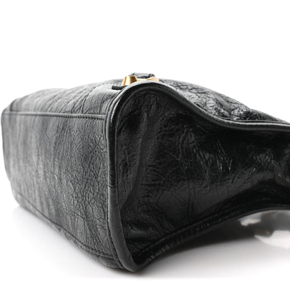 Balenciaga Agneau Arena Gold Hardware Small Le City Black 10 of 10
