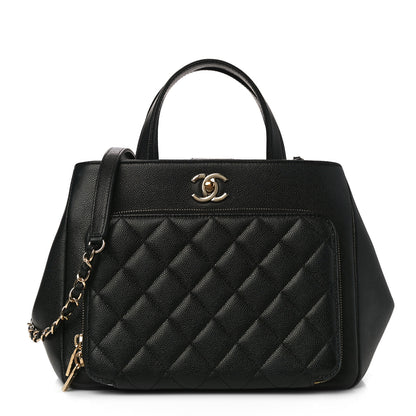 Chanel Caviar Quilted Small Business Affinity Shopping Bag Black 1 of 10