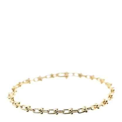 Tiffany 18K Yellow Gold Micro HardWear Link Bracelet 1 of 5