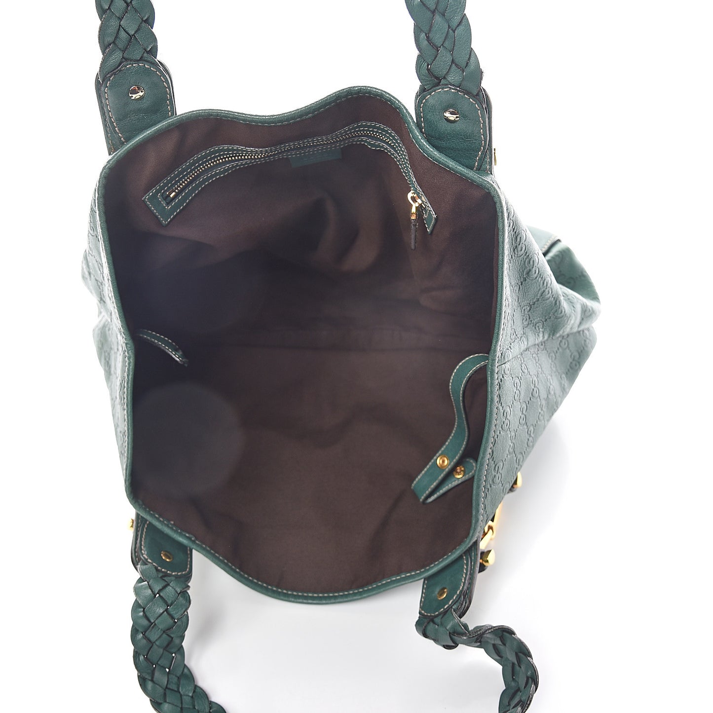 Guccissima Medium Pelham Shoulder Bag Green